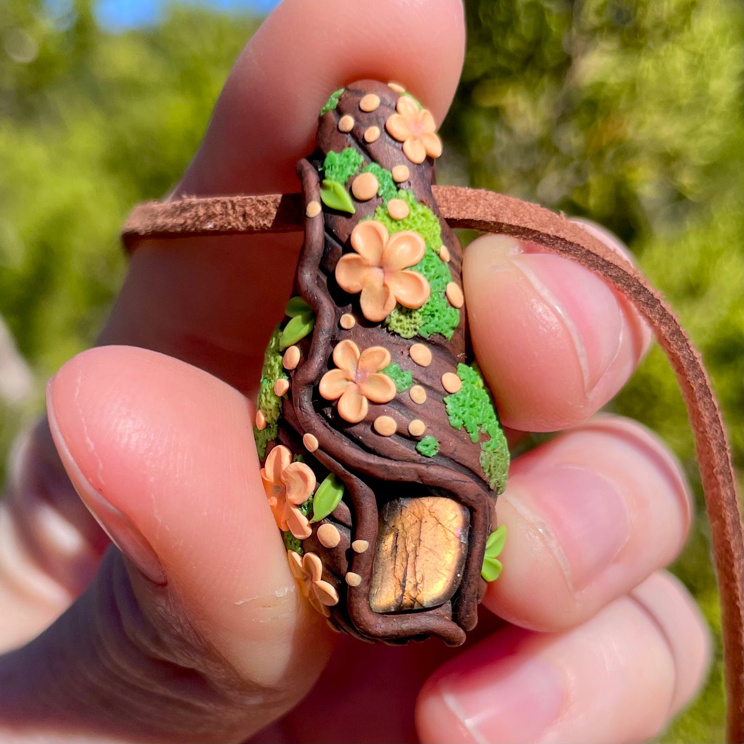 Labradorite Forest Pendant