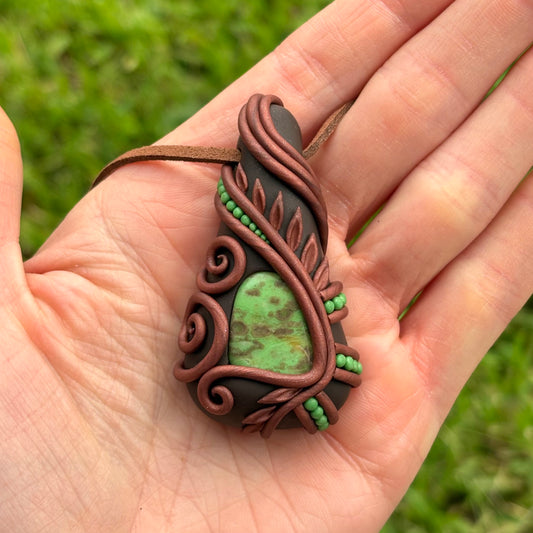 Chrysoprase Pendant