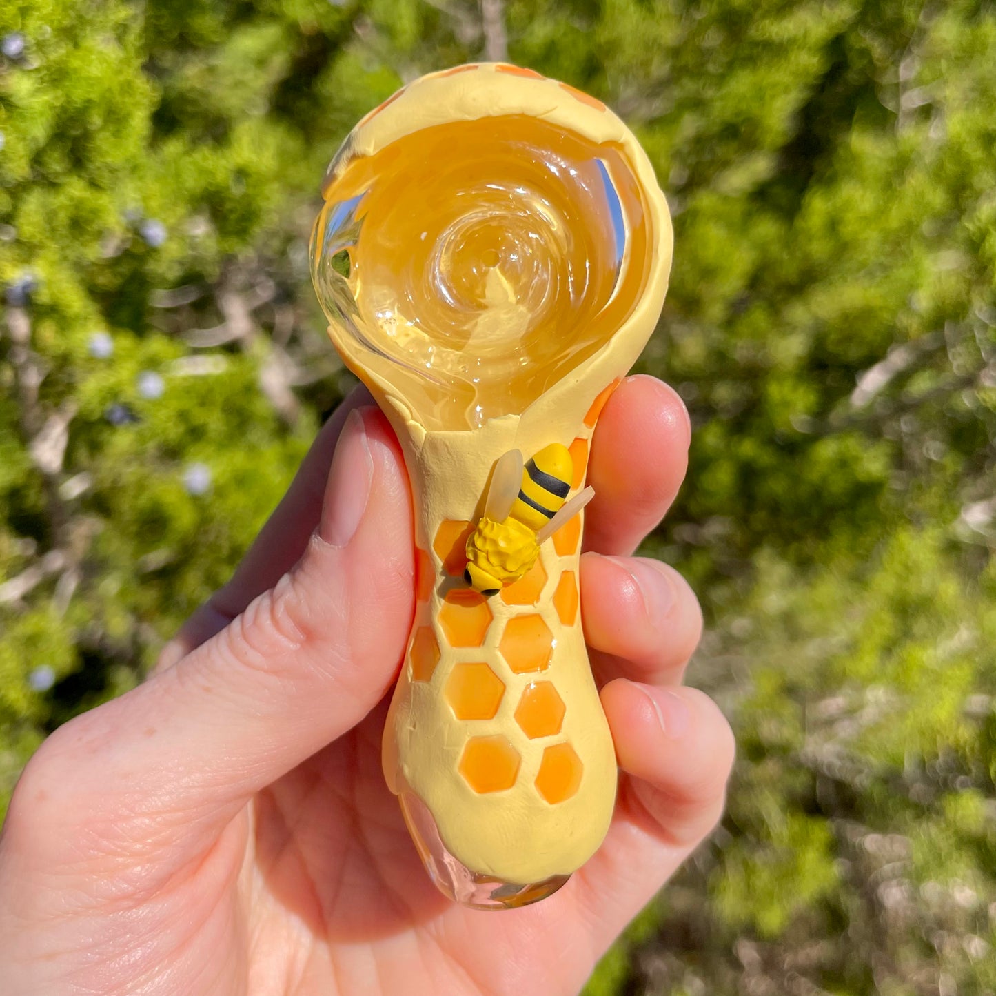 Honeycomb Spoons : Savant Glass Collab