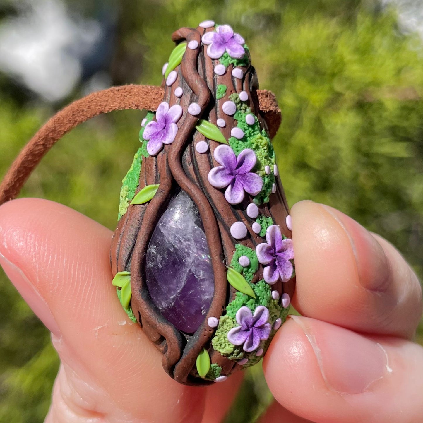 Amethyst Forest Pendant