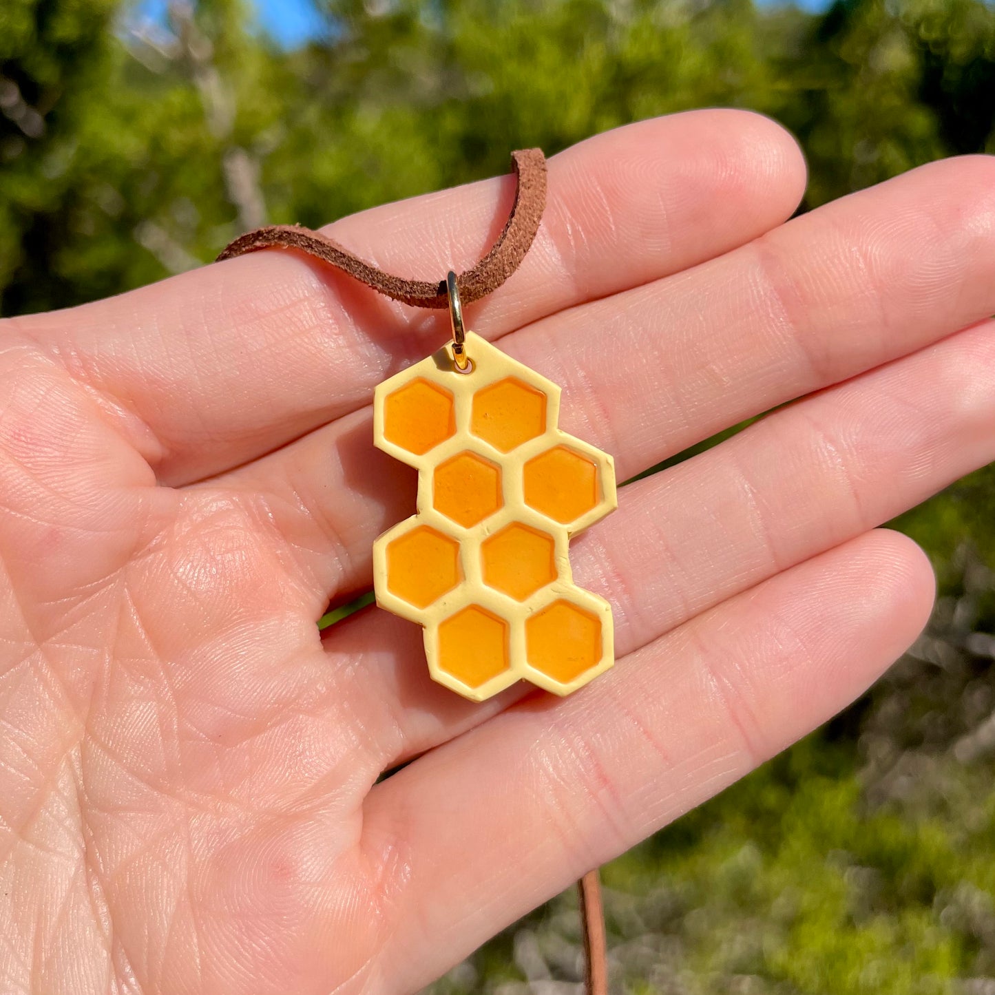 Honeycomb Pendants(made to order)