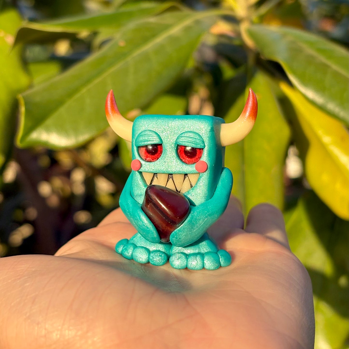 Red Tiger’s Eye Gem-lin