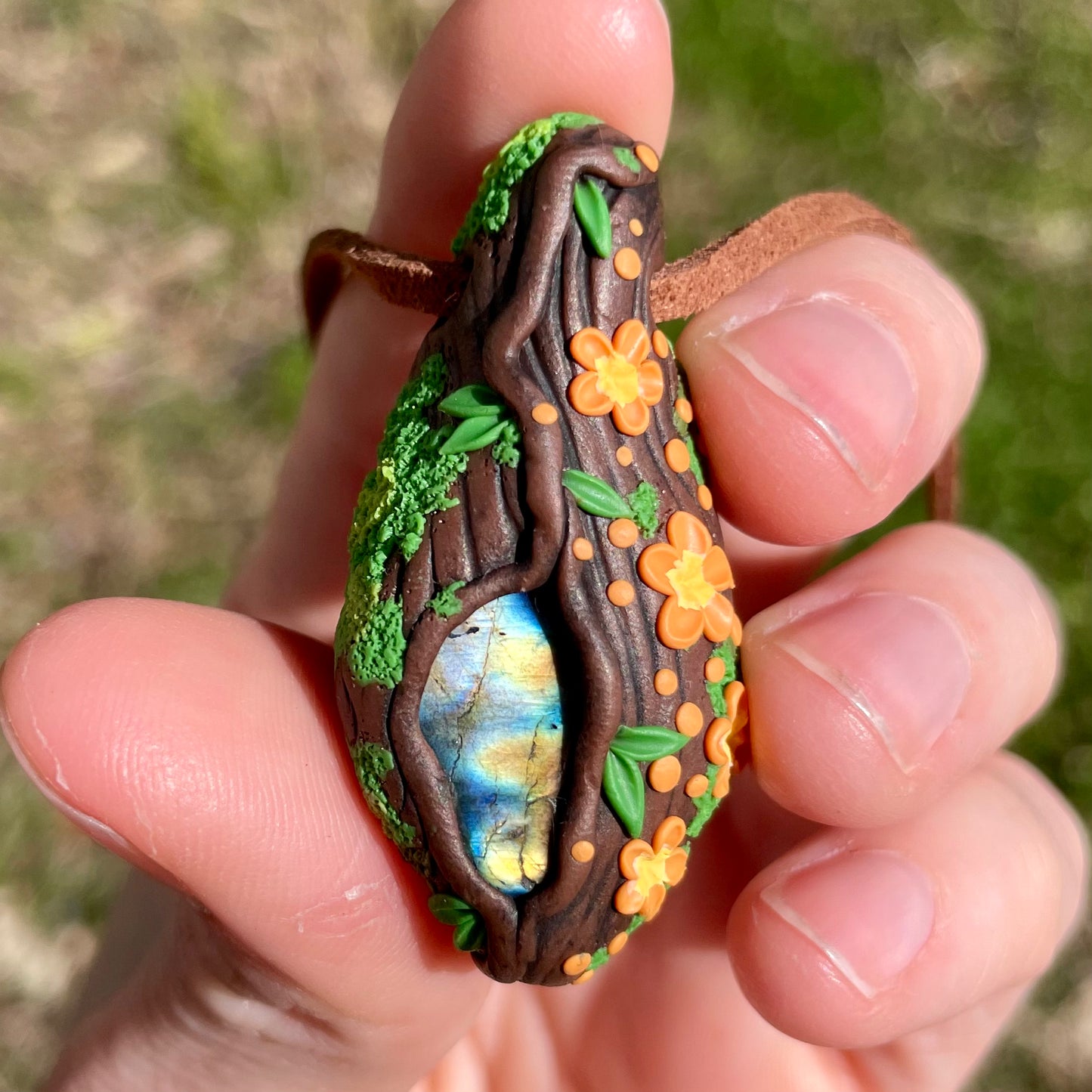 Labradorite Forest Pendant