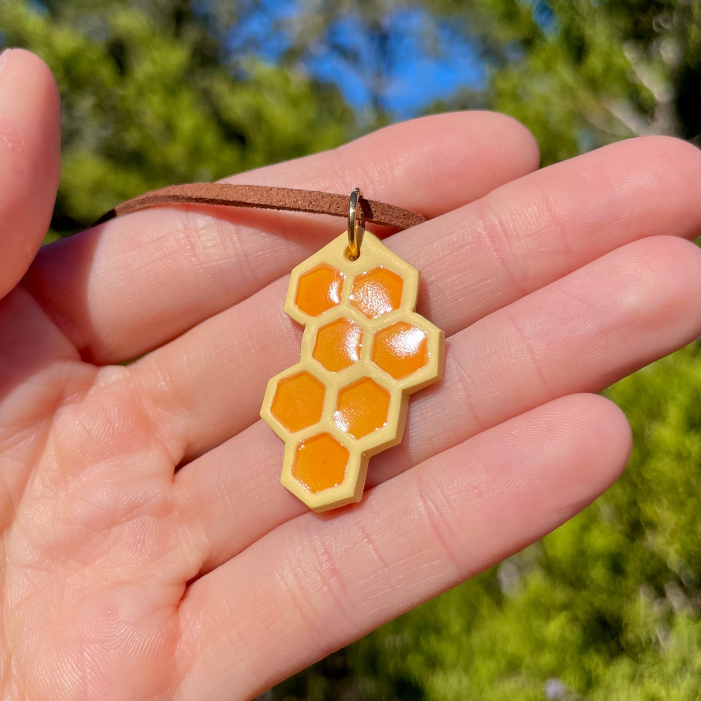Honeycomb Pendants(made to order)