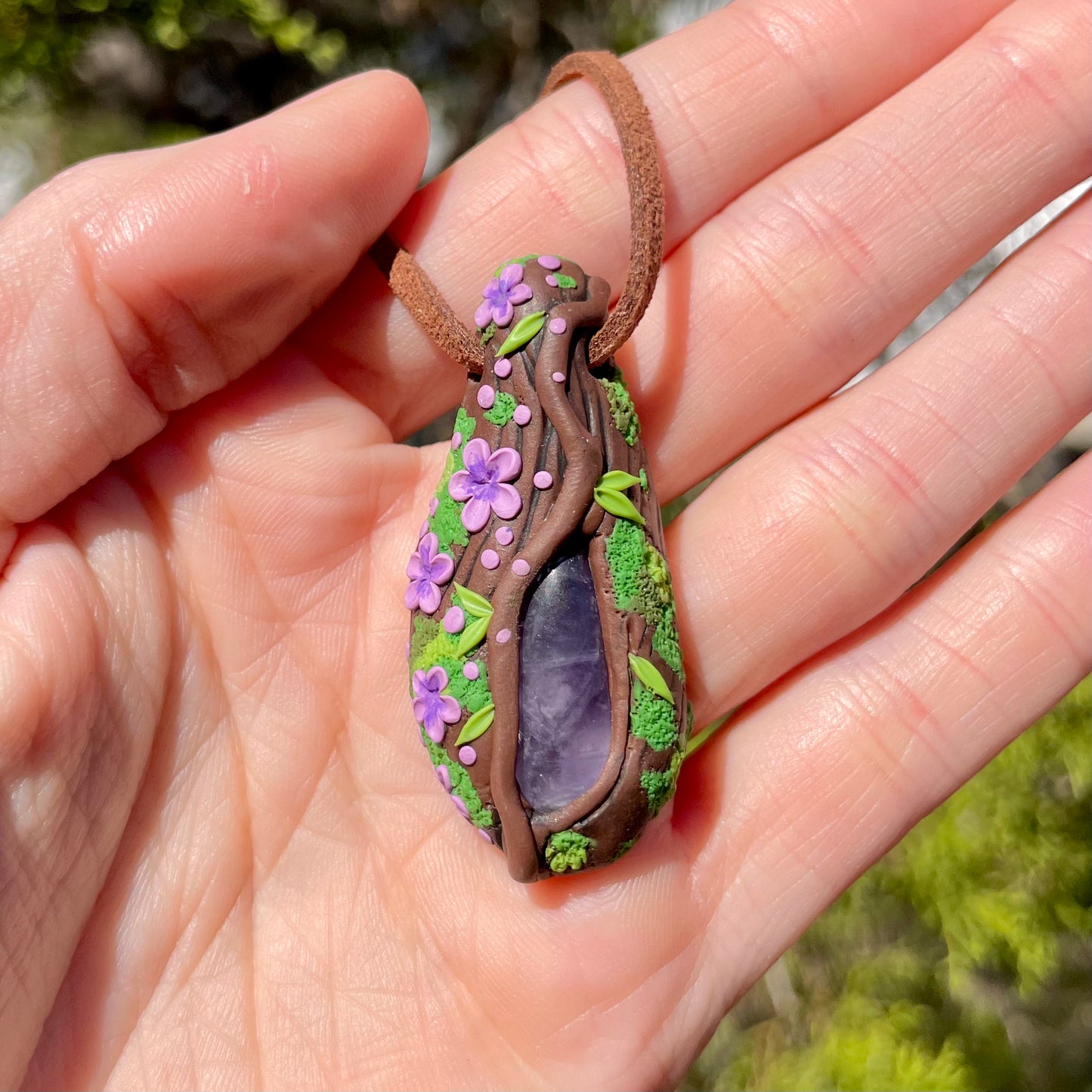Amethyst Forest Pendant