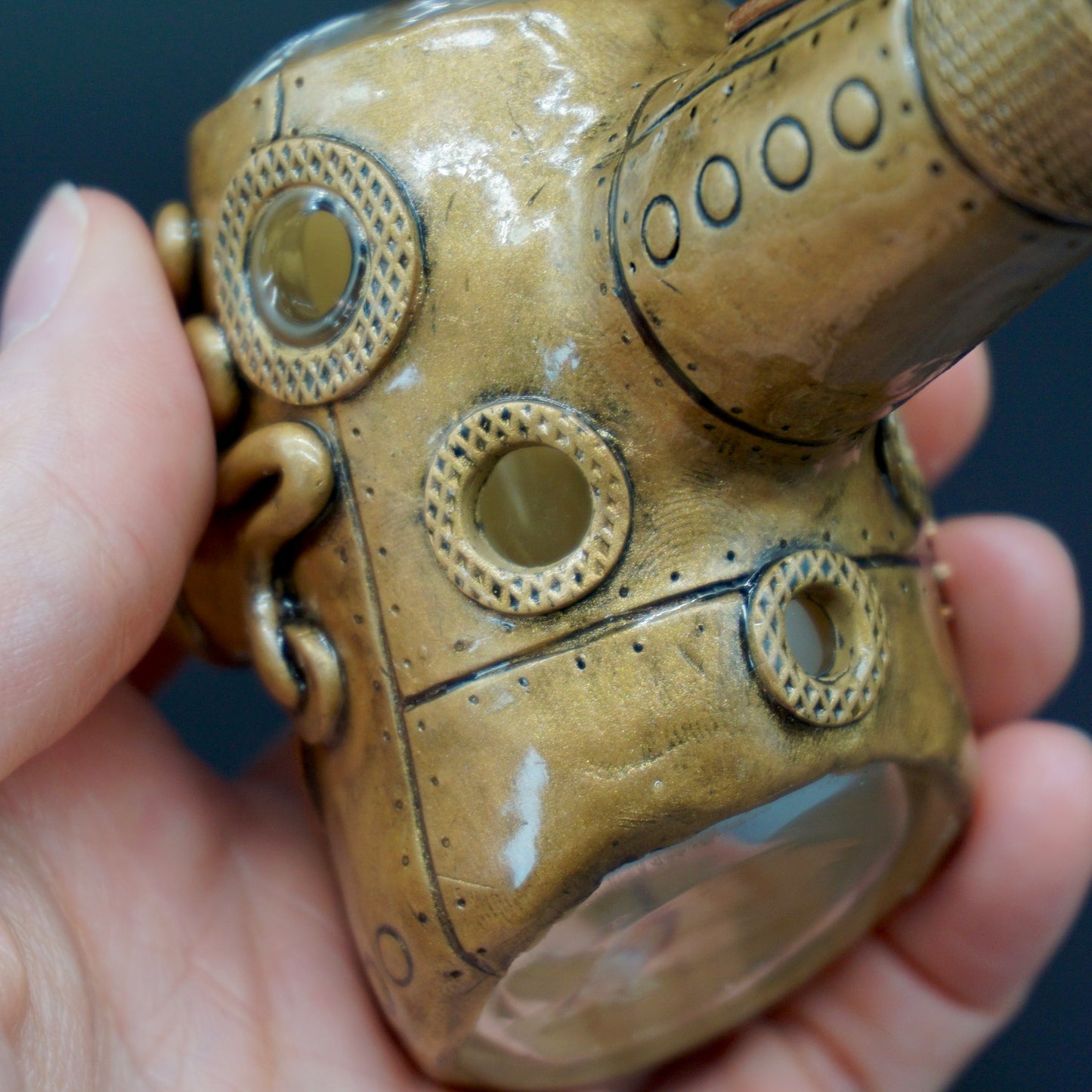 Bronze Steampunk Fiend : Ambient Glass collab