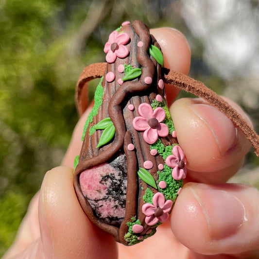 Rhodonite Forest Pendant