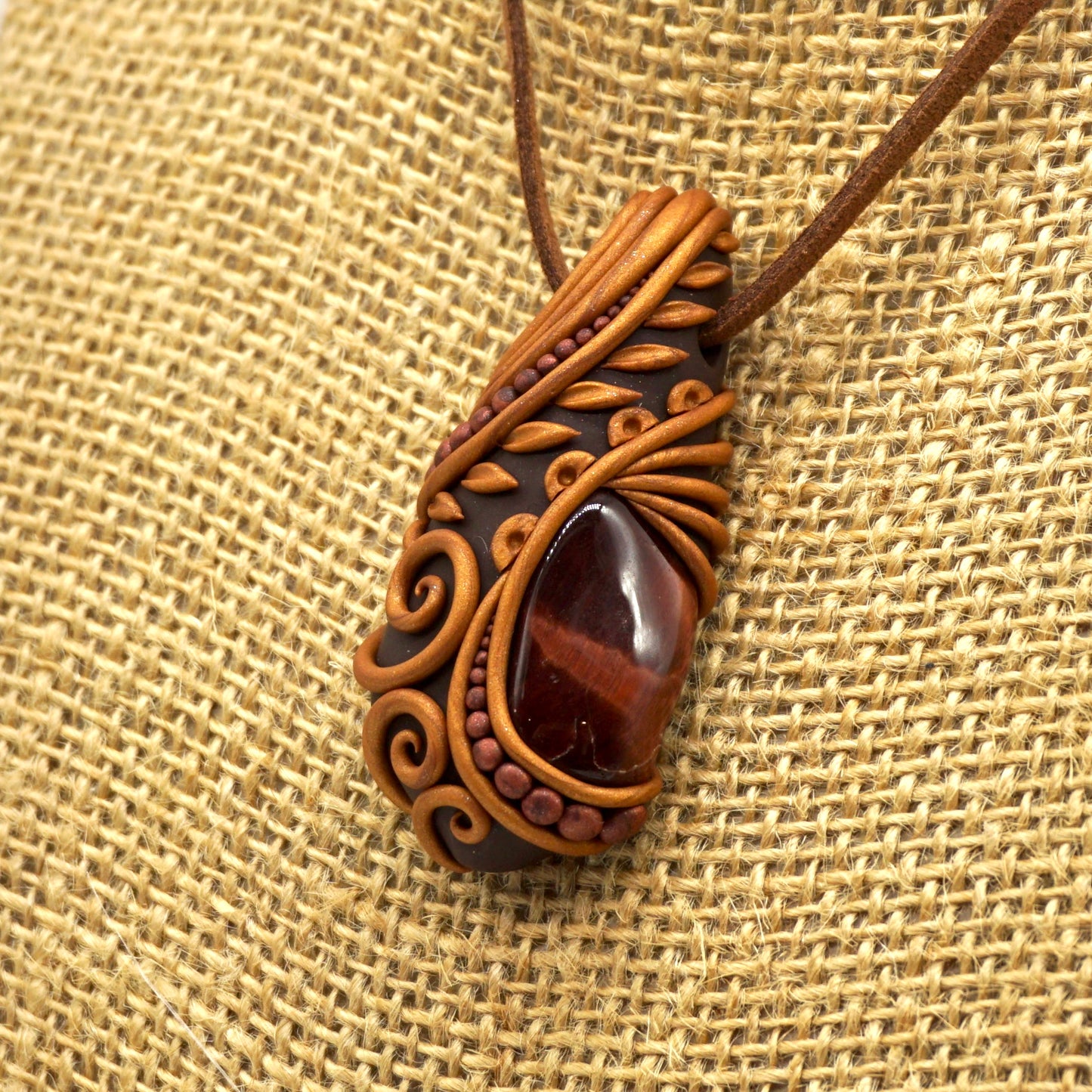Red Tiger’s Eye Pendant