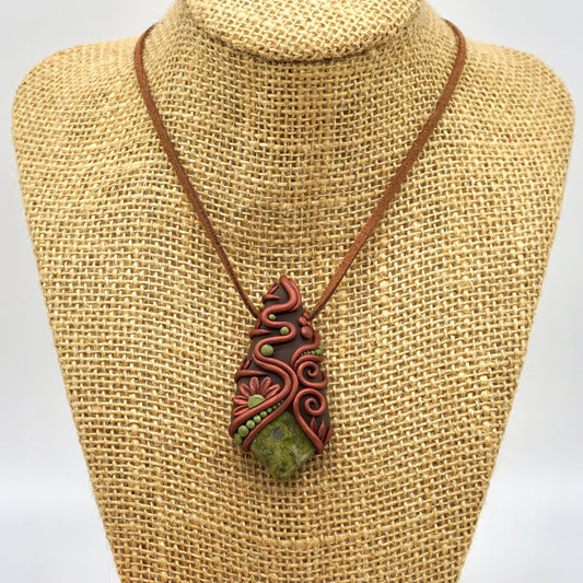 Unakite Pendant