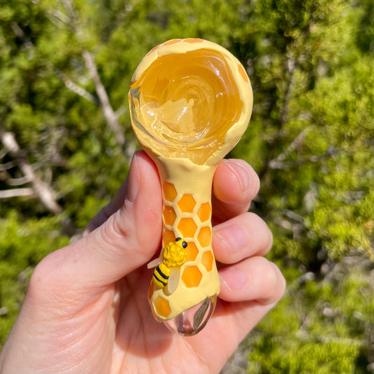 Honeycomb Spoons : Savant Glass Collab