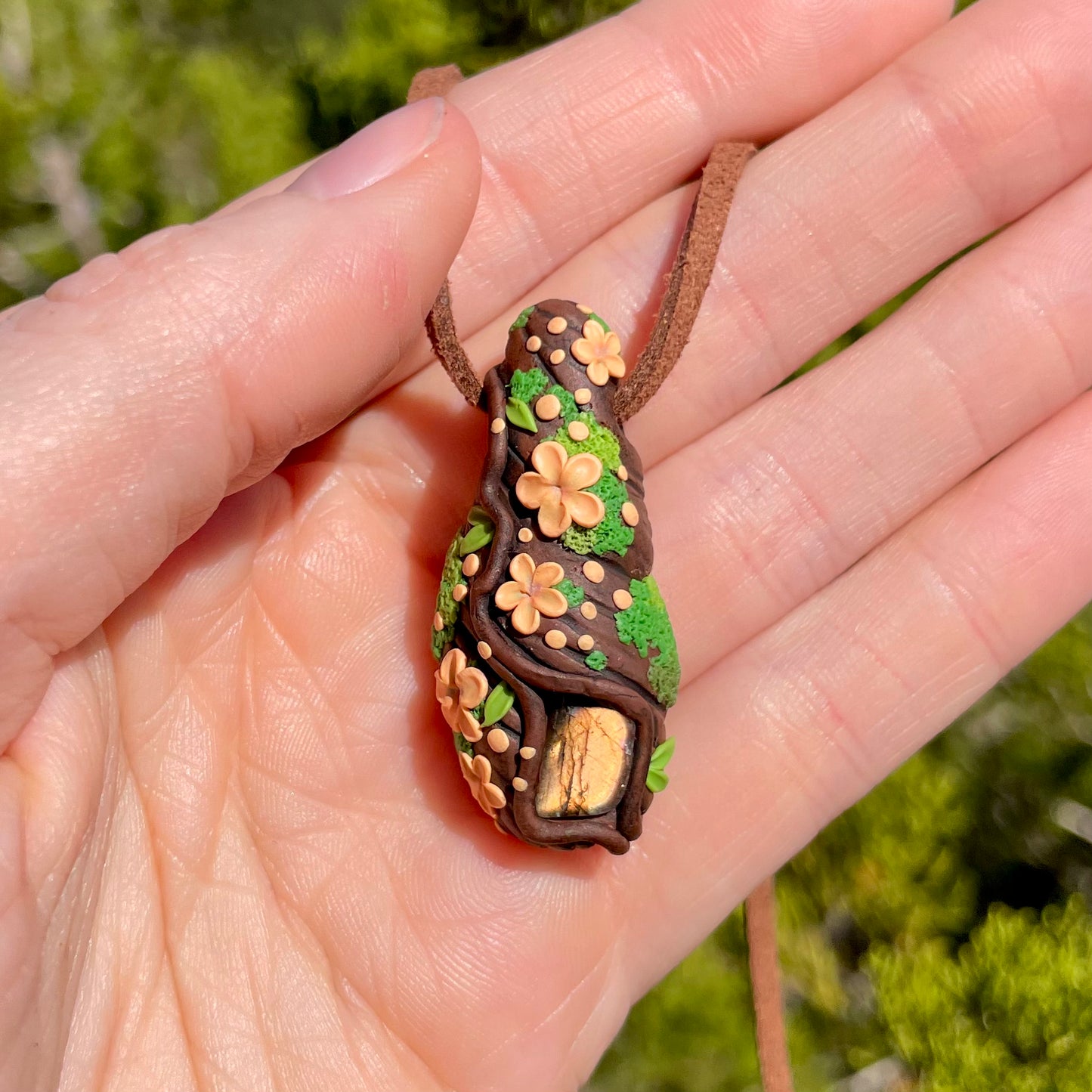 Labradorite Forest Pendant