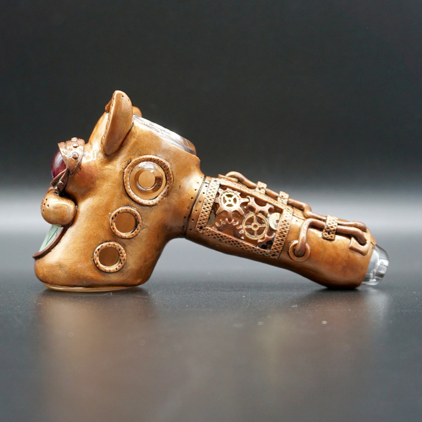 Cat-bot Steampunk Fiend : Ambient Glass collab