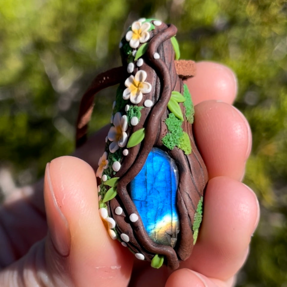 Labradorite Forest Pendant