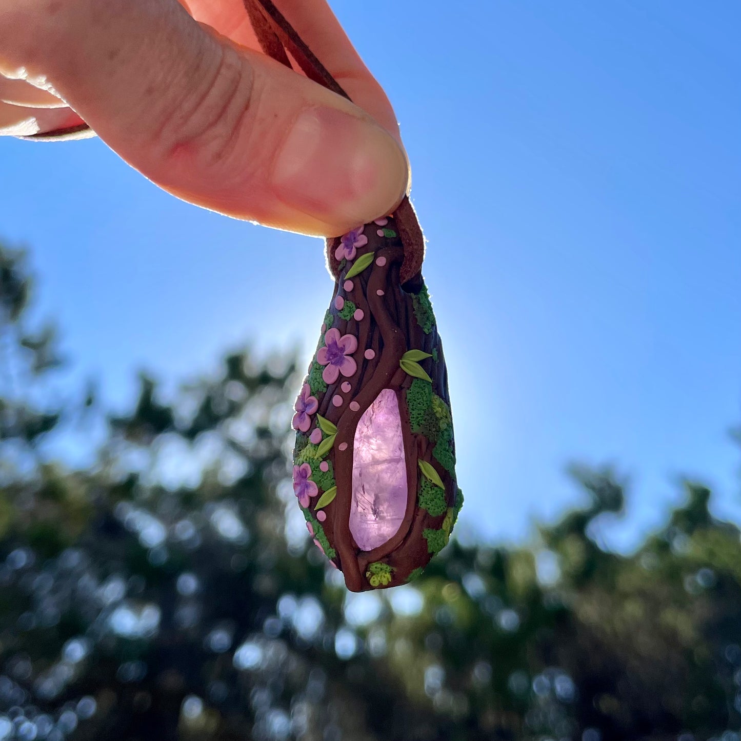 Amethyst Forest Pendant