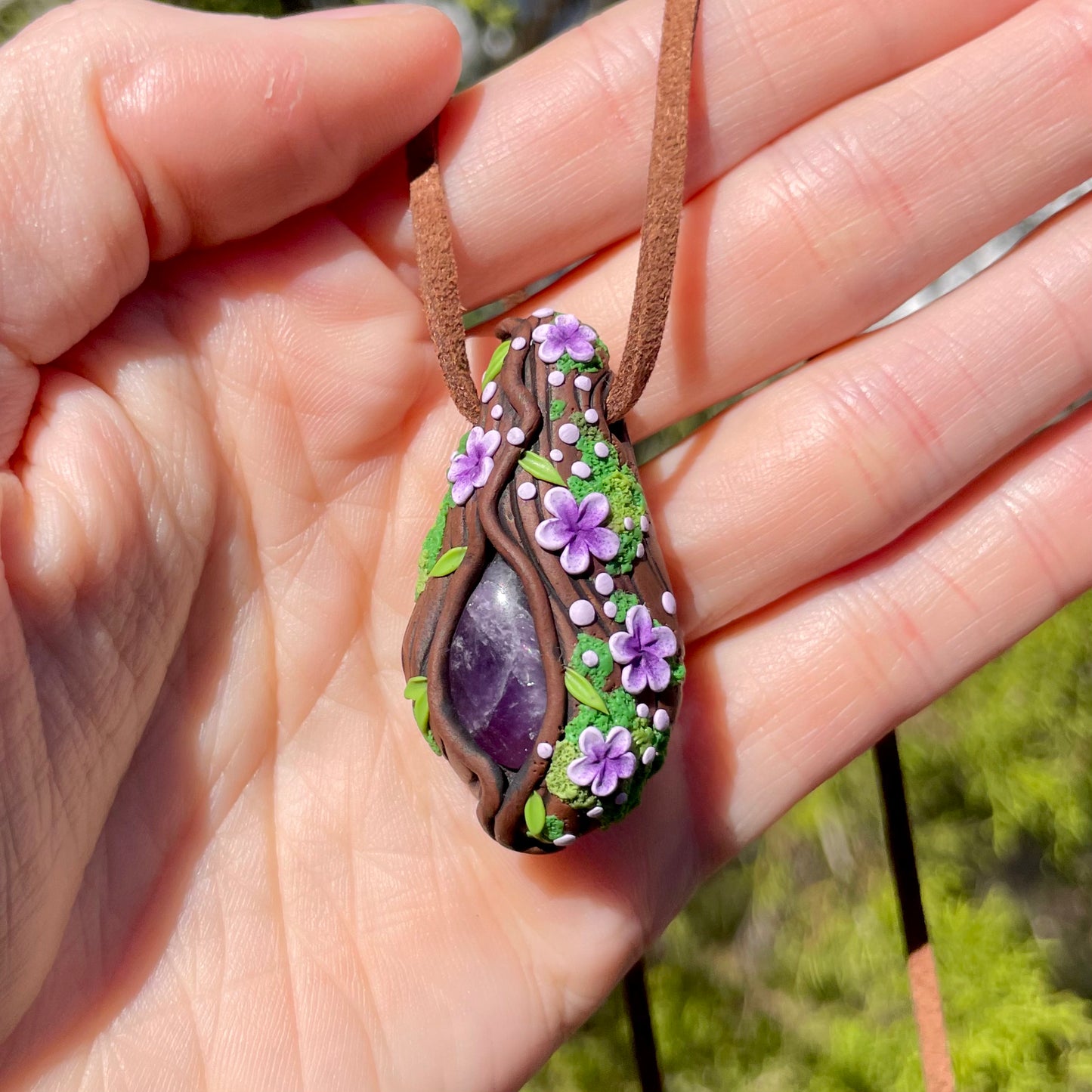 Amethyst Forest Pendant