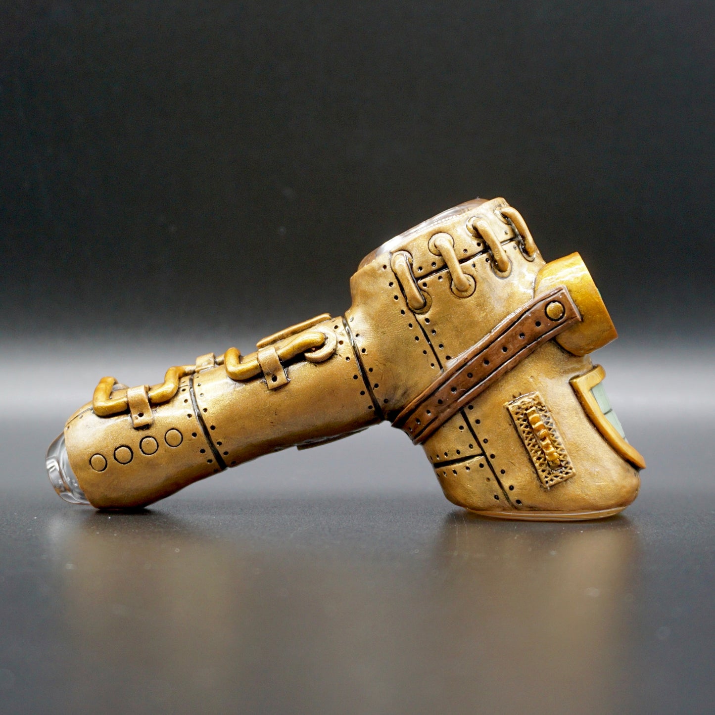 Golden Goggle Steampunk Fiend : Ambient Glass collab