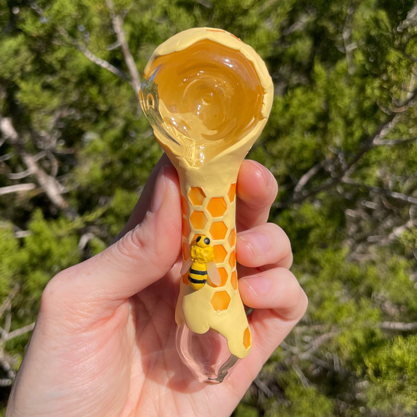 Honeycomb Spoons : Savant Glass Collab