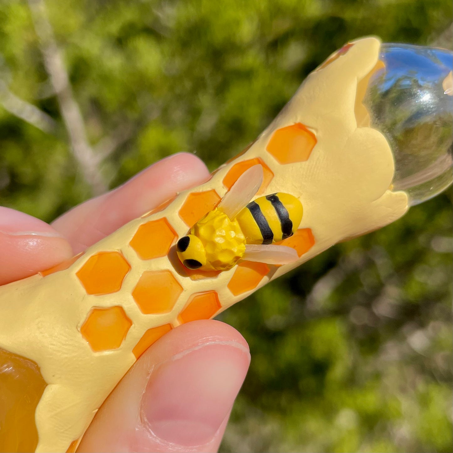Honeycomb Spoons : Savant Glass Collab