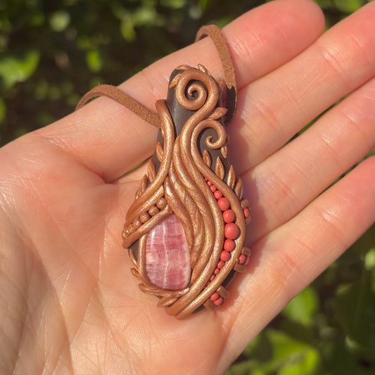 Rhodochrosite Pendant