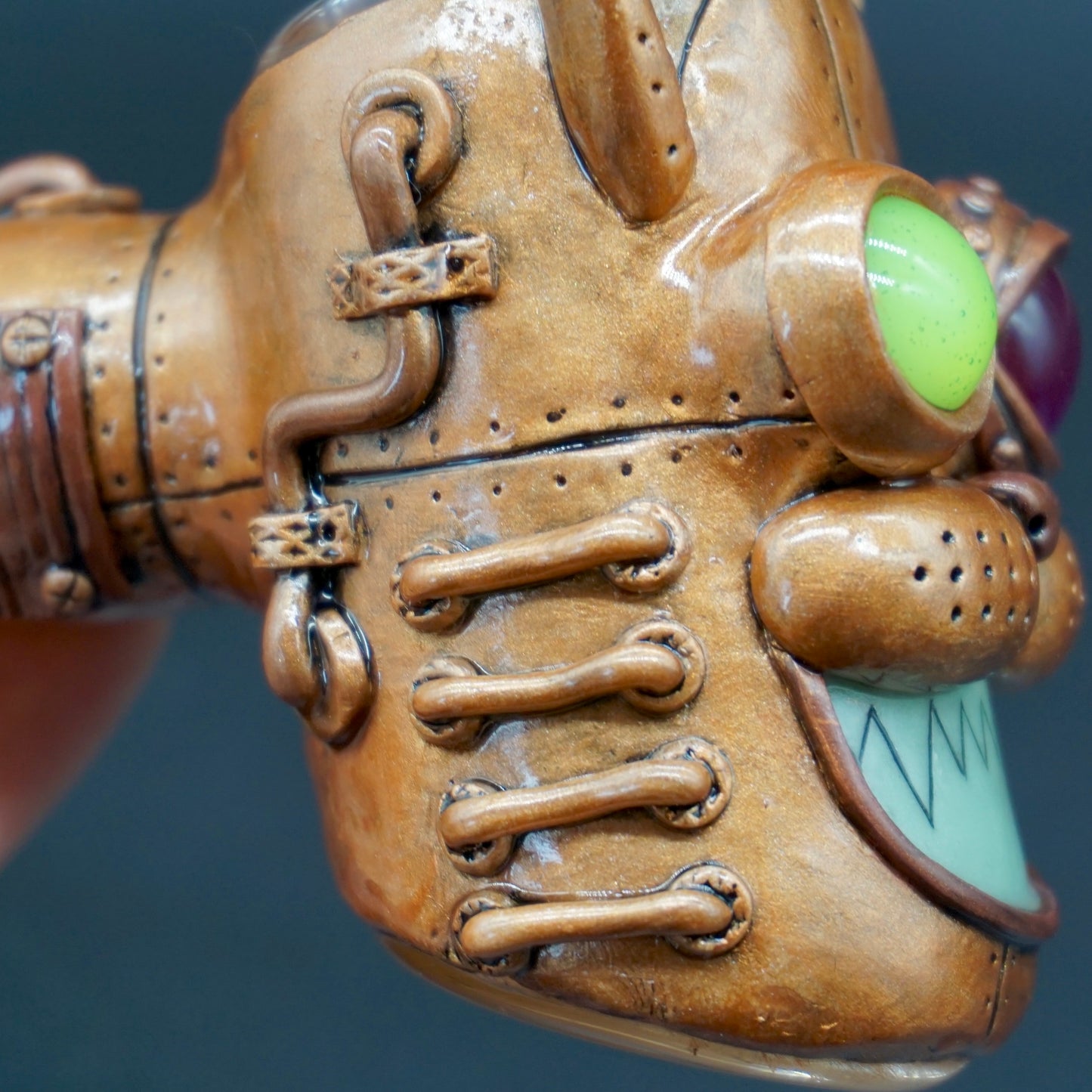 Cat-bot Steampunk Fiend : Ambient Glass collab