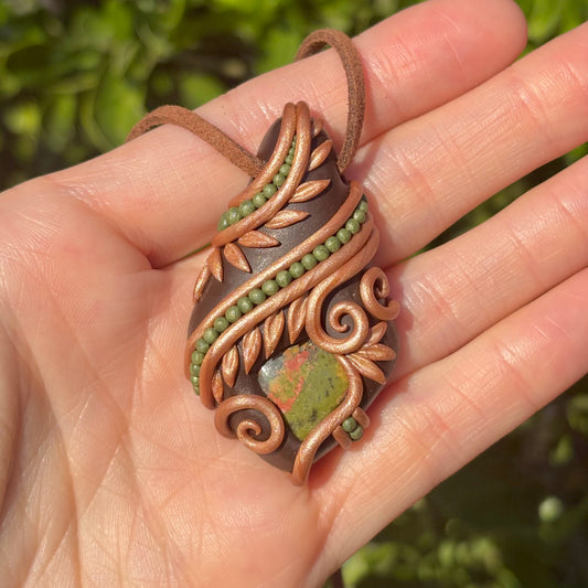 Unakite Pendant