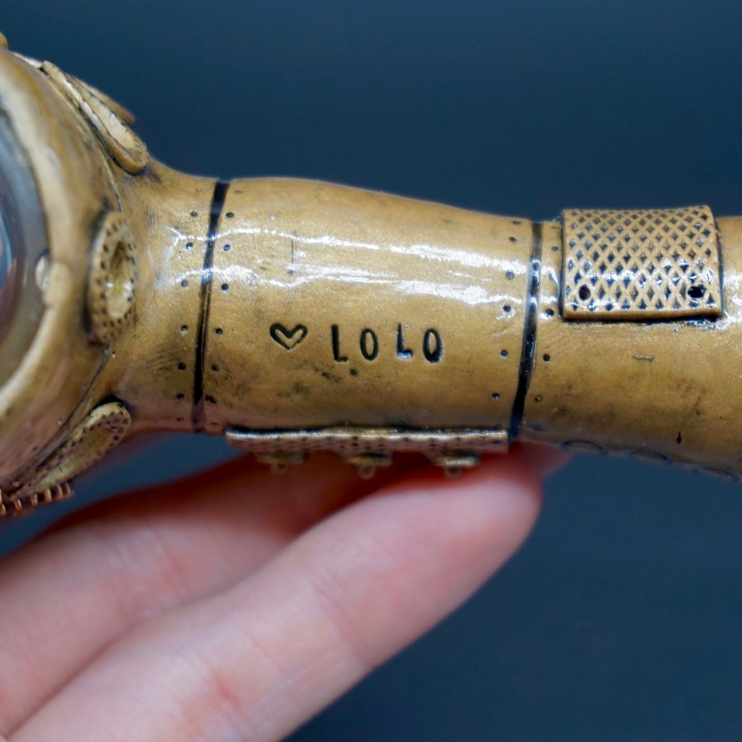 Bronze Steampunk Fiend : Ambient Glass collab