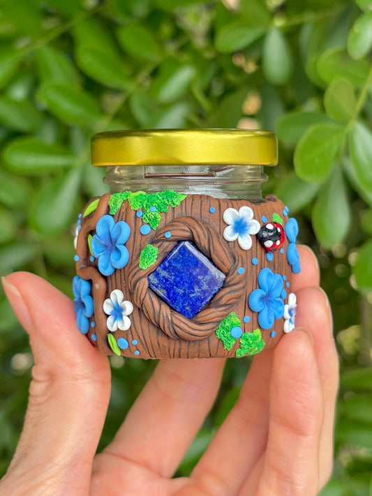 Lapis Trinket Jar