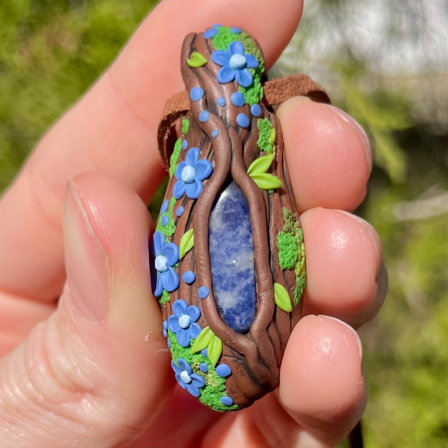 Sodalite Forest Pendant