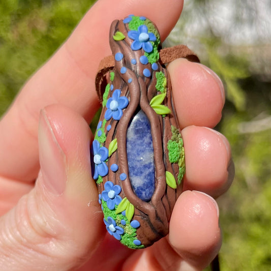 Sodalite Forest Pendant