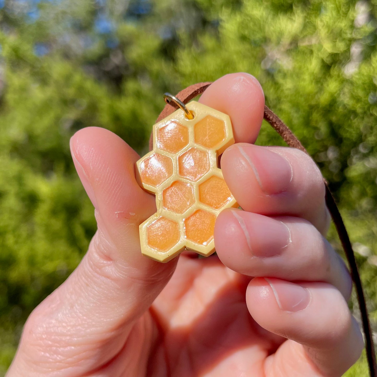 Honeycomb Pendants(made to order)