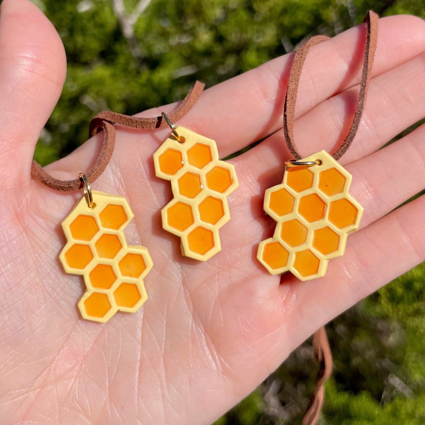 Honeycomb Pendants(made to order)