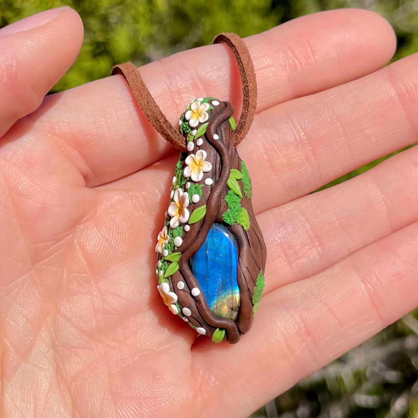 Labradorite Forest Pendant