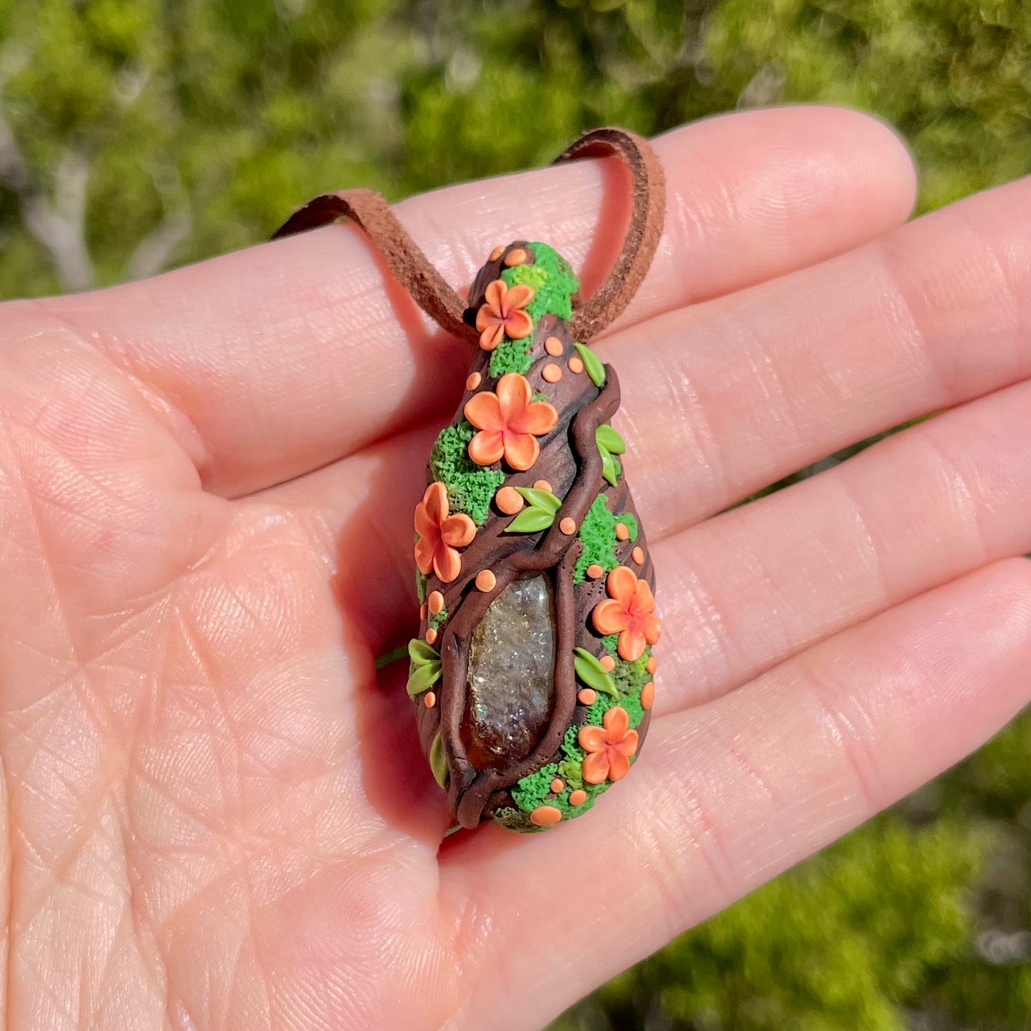Citrine Forest Pendant