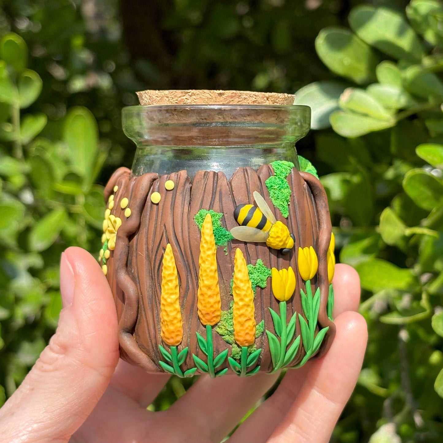 Tiger's Eye Forest Jar