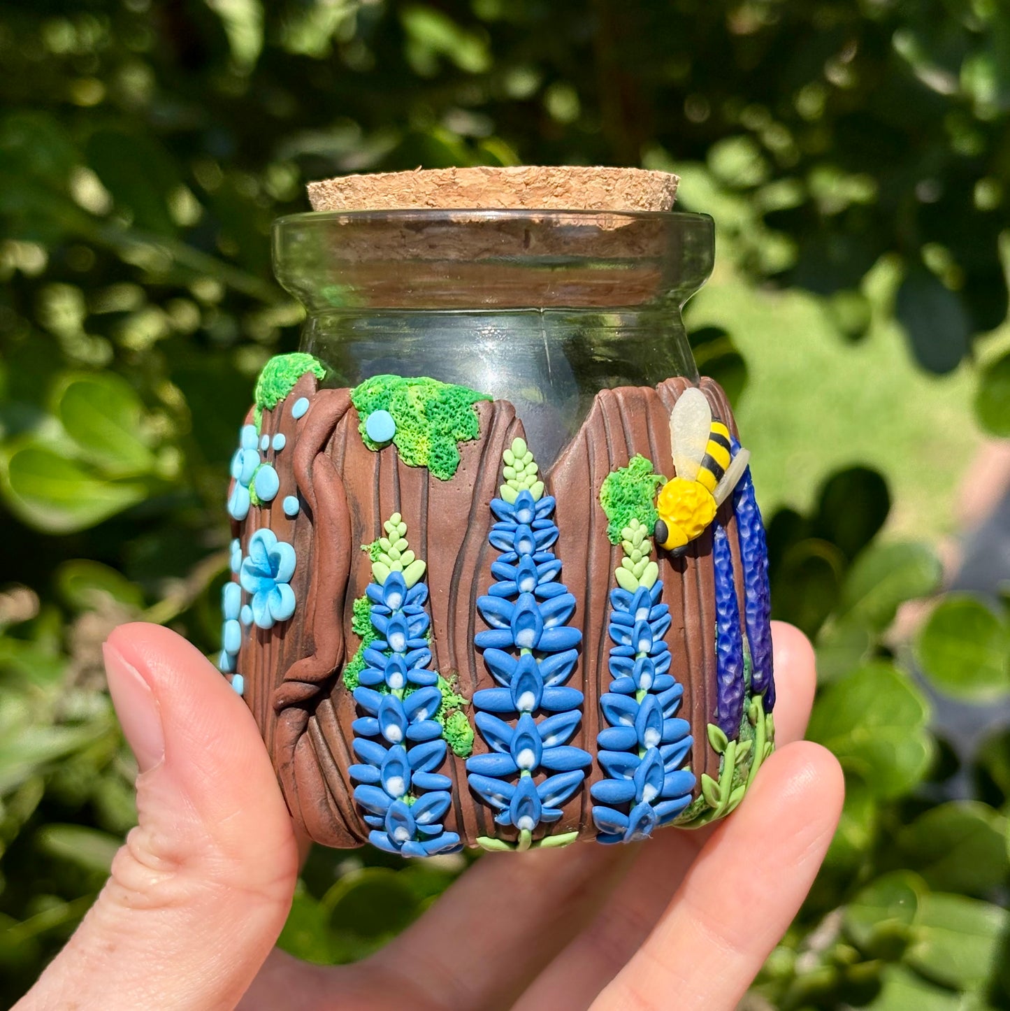 Lapis Lazuli Forest Jar