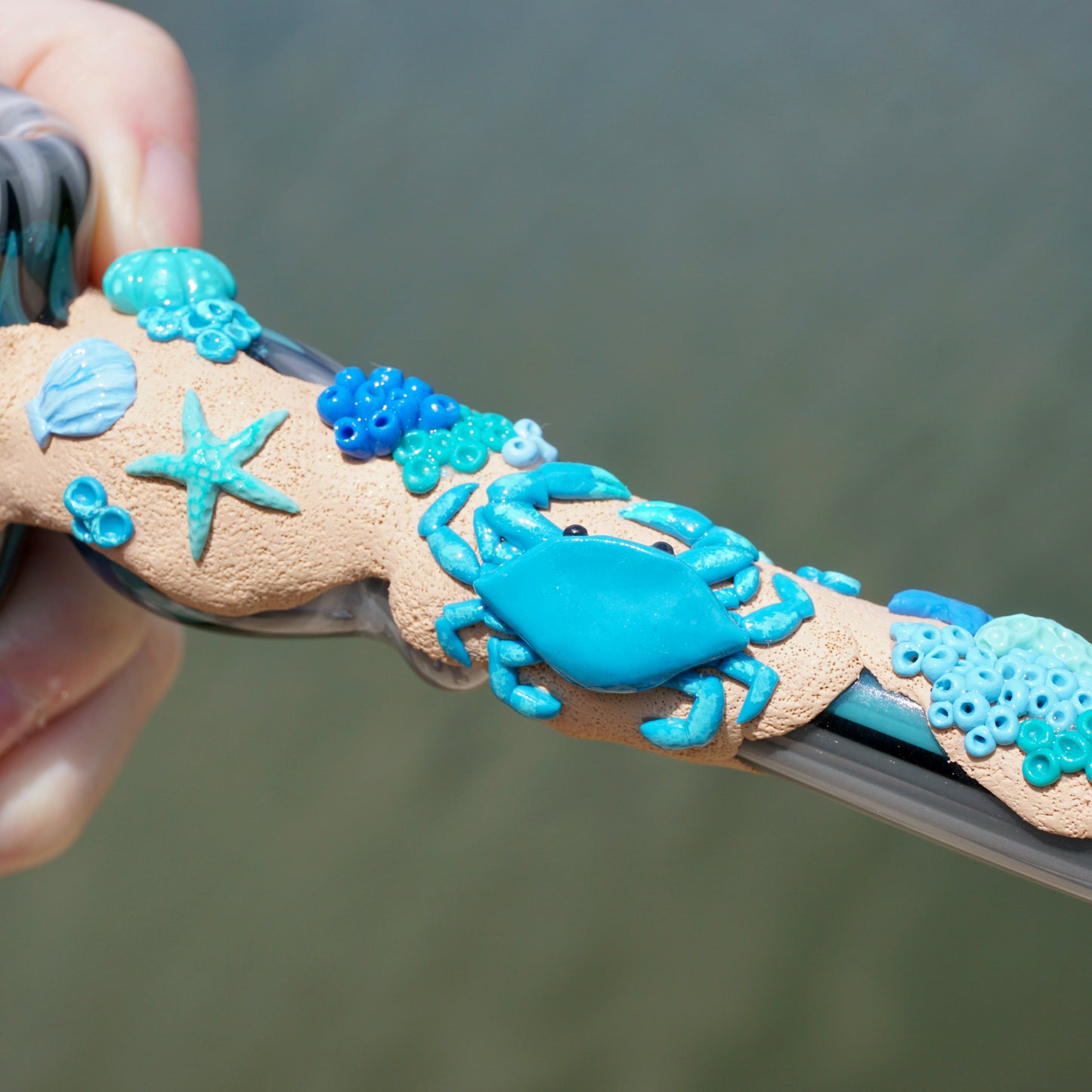 Blue Reef Hammer : Smeez Glass collab