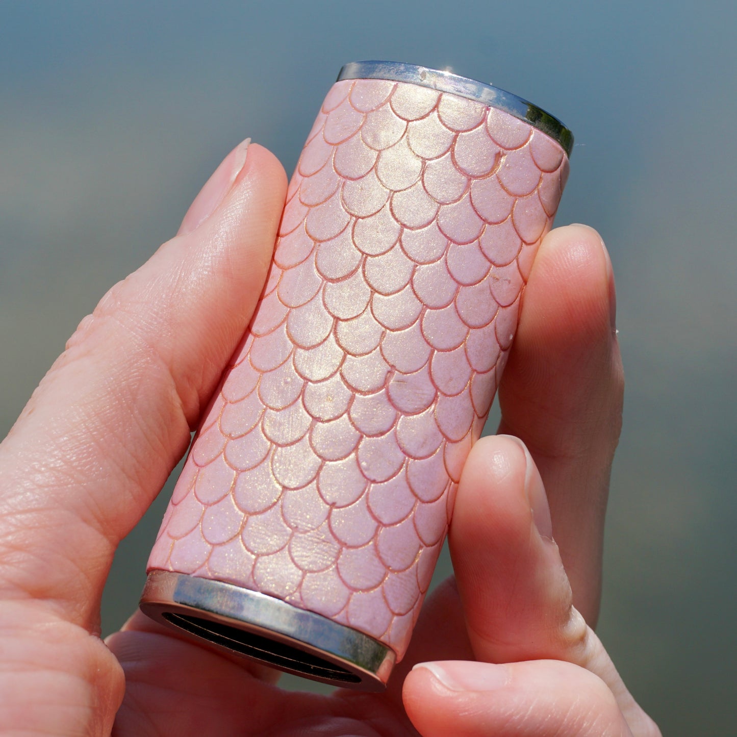 Pastel Mermaid Scale Lighter Cover
