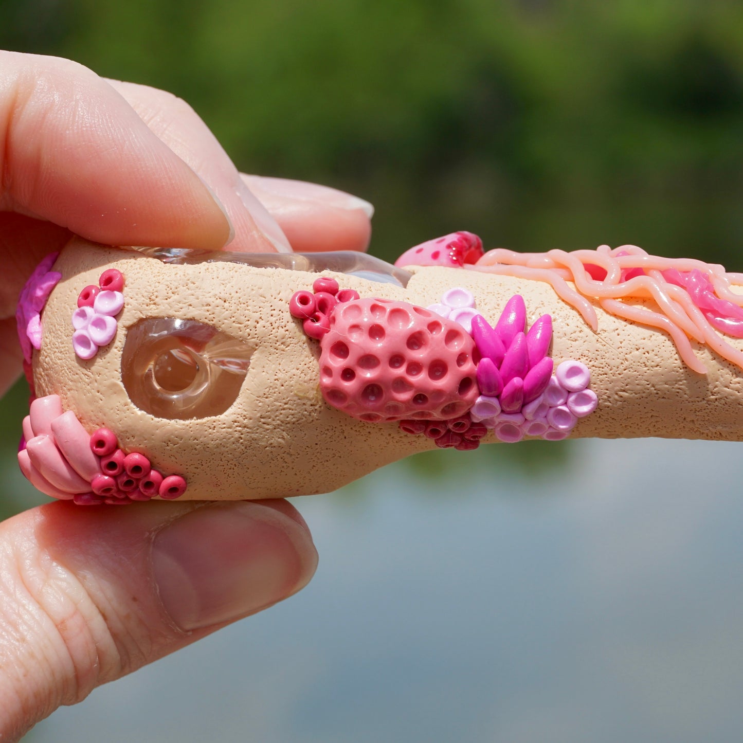 Pink Jellyfish Spoon : Savant Glass collab