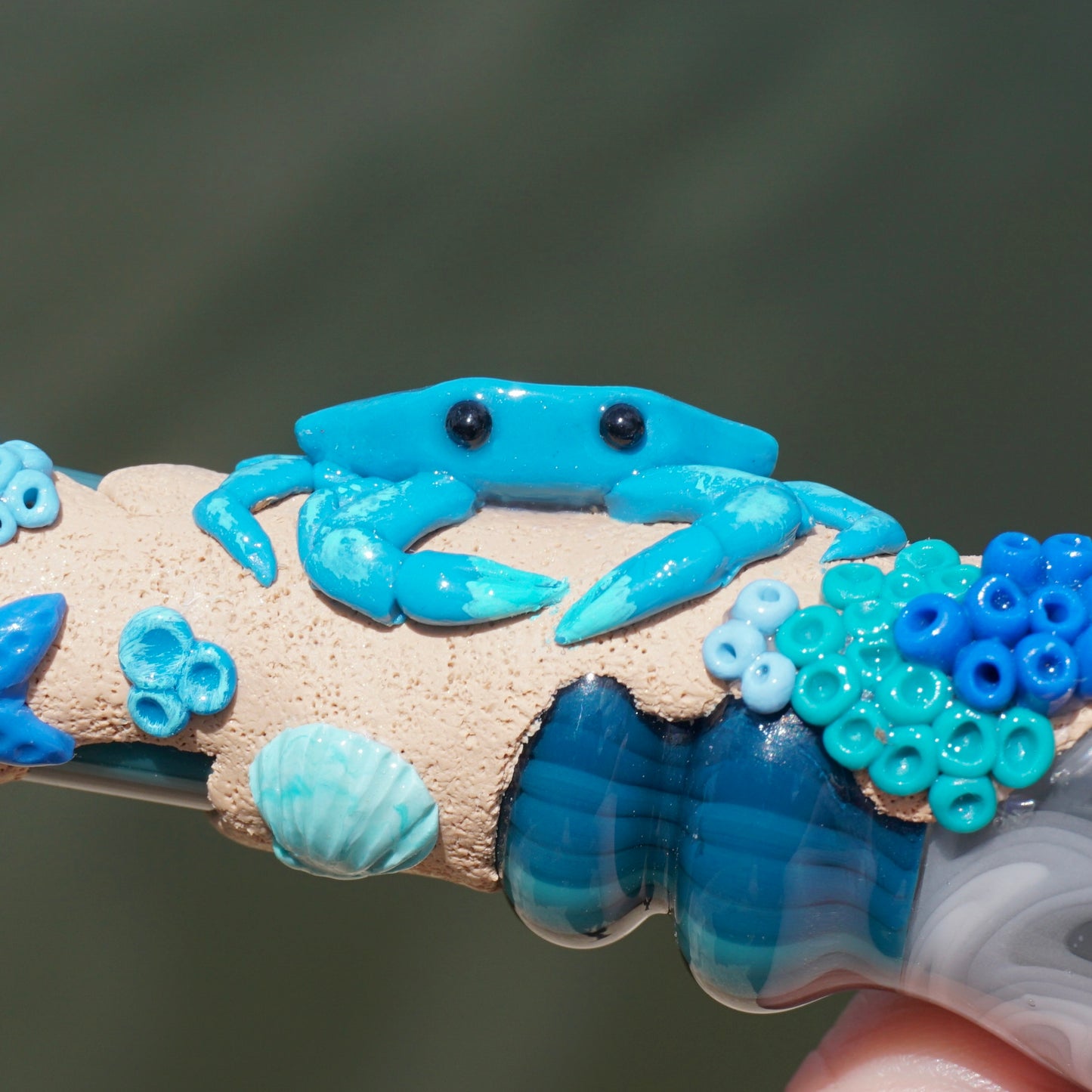 Blue Reef Hammer : Smeez Glass collab
