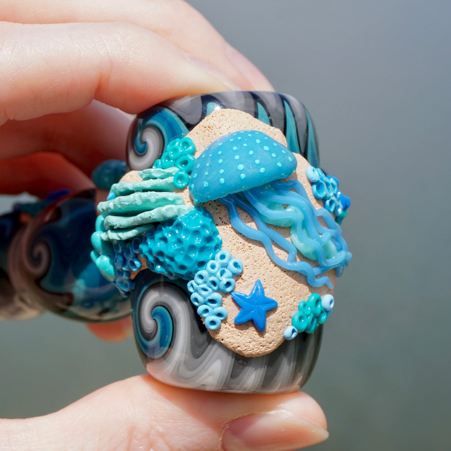 Blue Reef Hammer : Smeez Glass collab