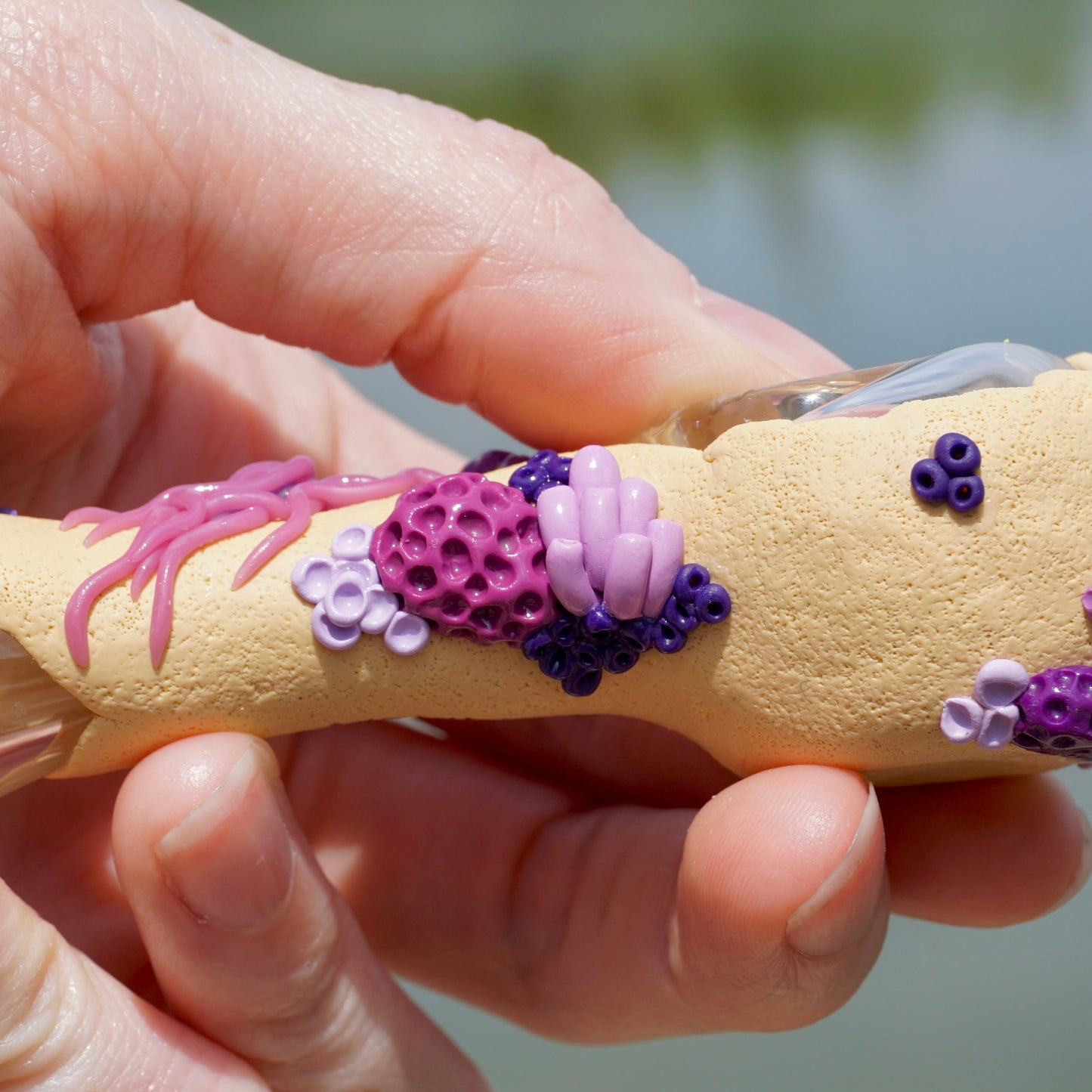 Purple Jellyfish Spoon : Savant Glass collab