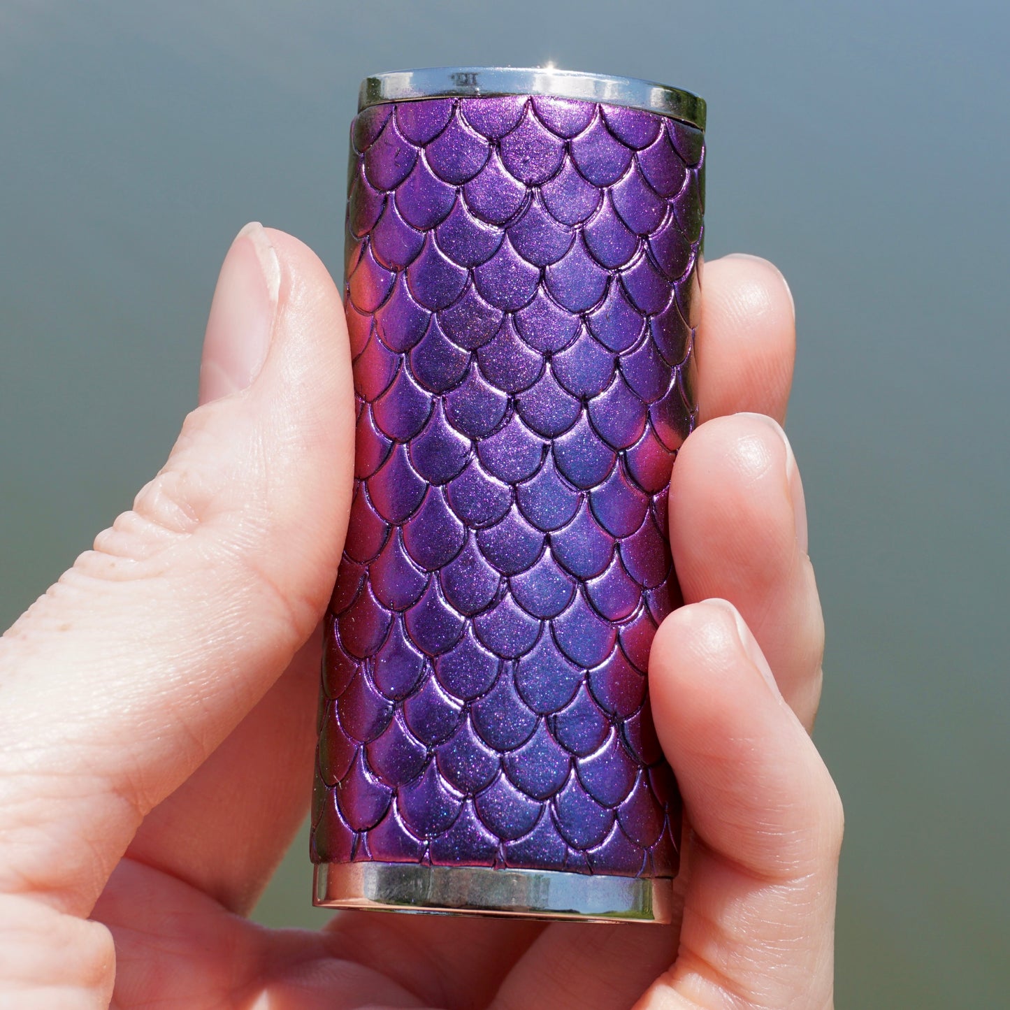 Iridescent Mermaid Scale Lighter Cover