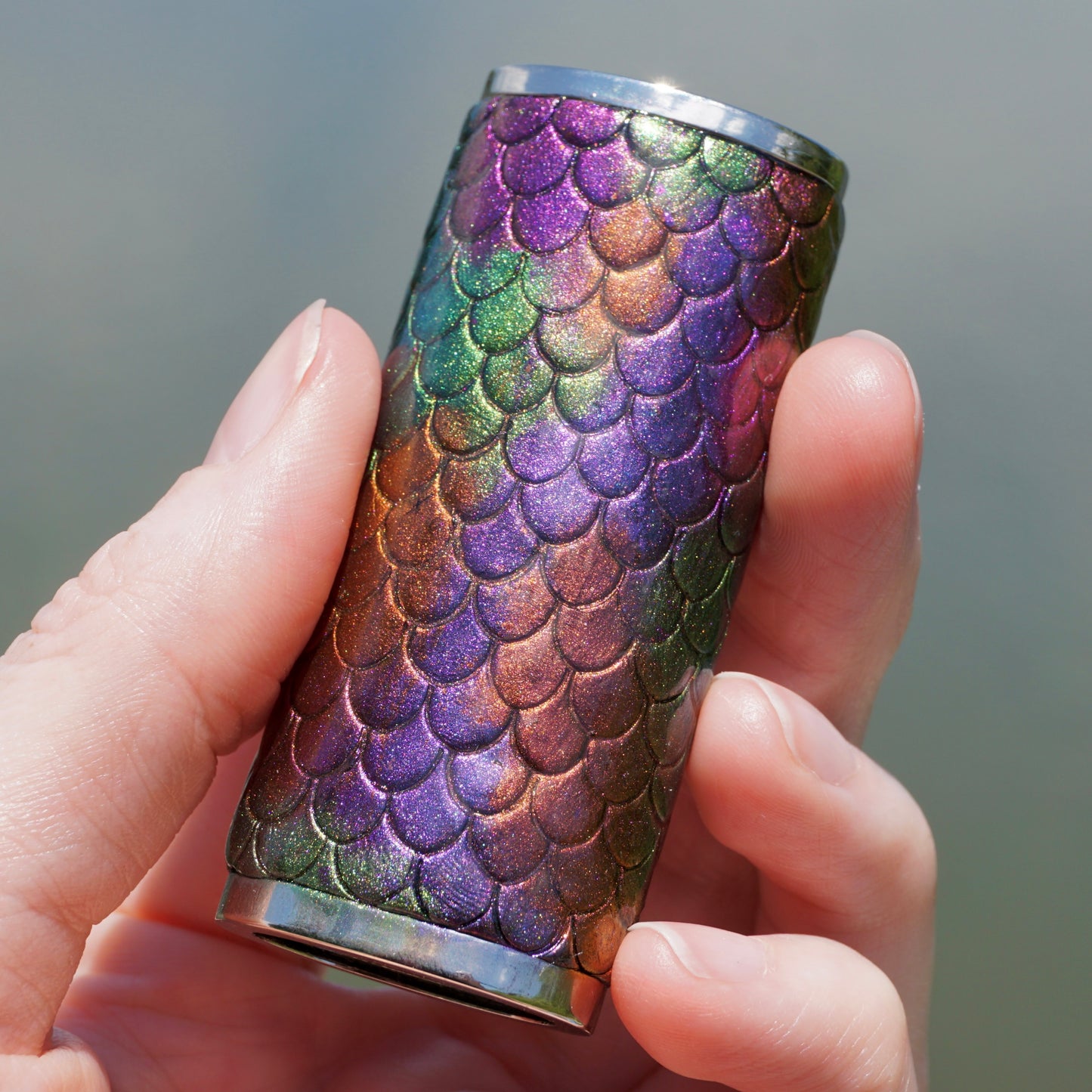 Iridescent Mermaid Scale Lighter Cover
