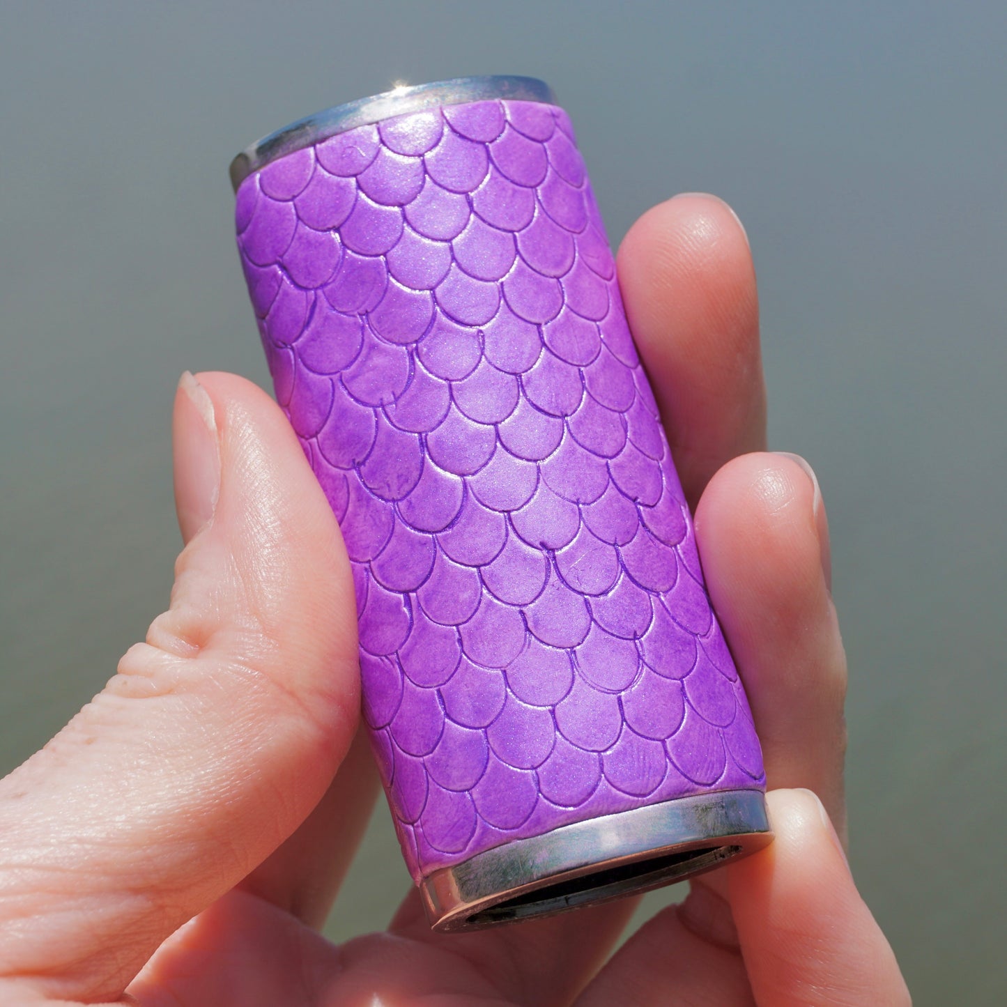 Pastel Mermaid Scale Lighter Cover