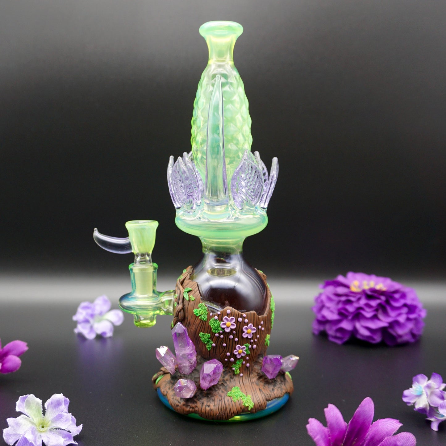 Green Iridescent Beetle Rig : Logan Ryan Glass collab
