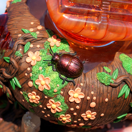 Red Iridescent Beetle Rig : Logan Ryan Glass collab