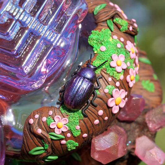 Purple Iridescent Beetle Rig : Logan Ryan Glass collab