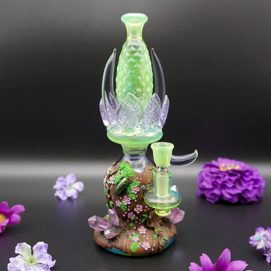 Green Iridescent Beetle Rig : Logan Ryan Glass collab