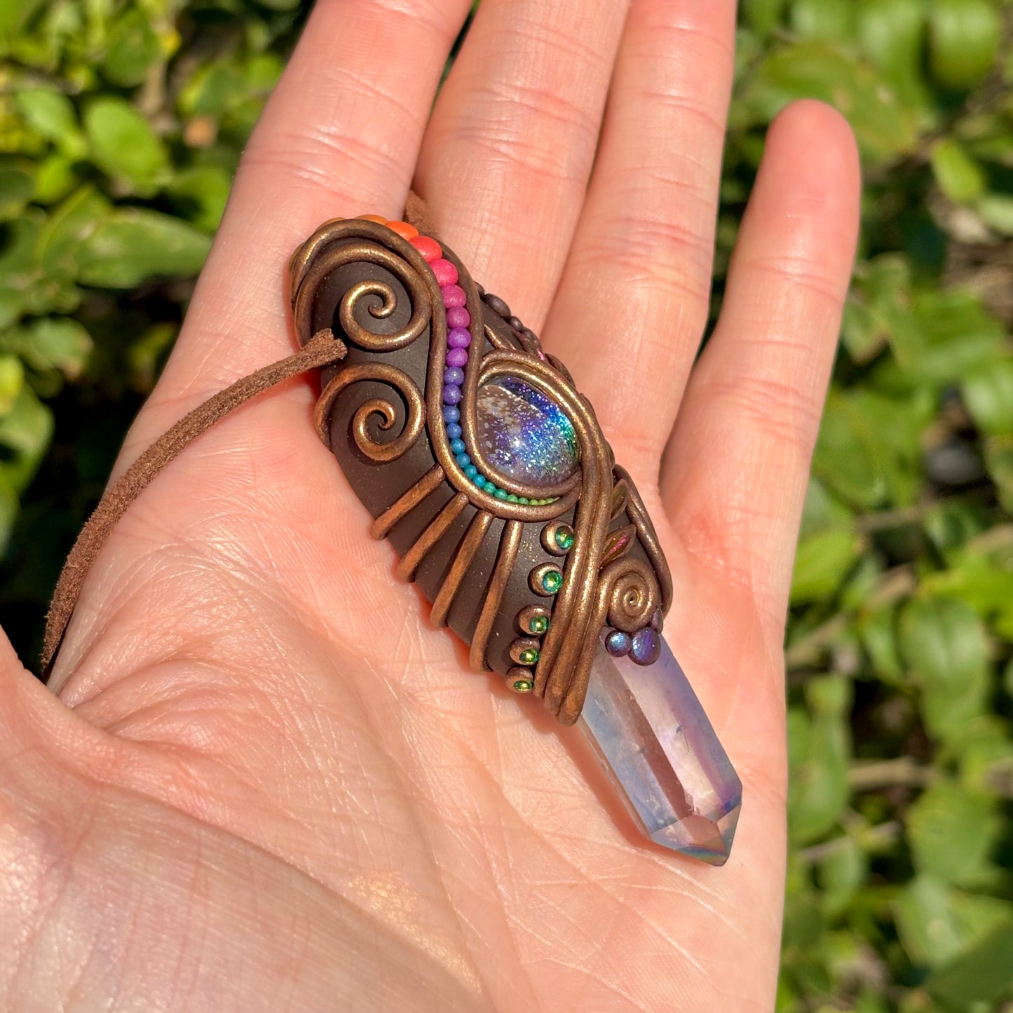 Aura Quartz Pendant