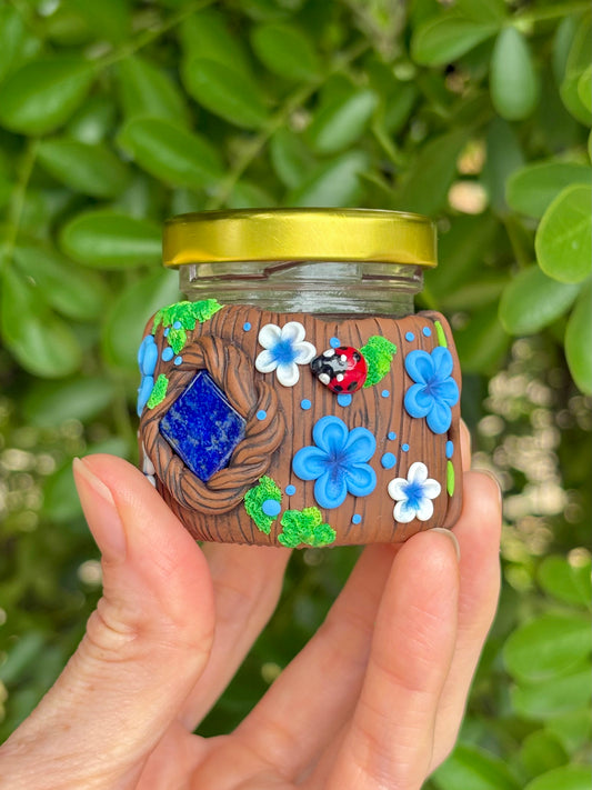 Lapis Trinket Jar